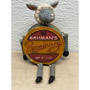 Vtg WMG Shelf Sitter Sheep Reisin Figure Bahmans Rosemary